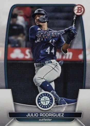 2023 Bowman #96 Julio Rodriguez Baseball Card 2023 Bowman #96 Julio Rodriguez Baseball Card
