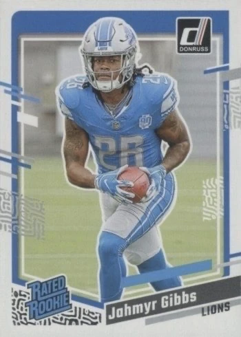 2023 Donruss #331 Jahmyr Gibbs Rookie Card 2023 Donruss #331 Jahmyr Gibbs Rookie Card