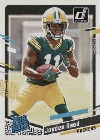2023 Donruss #334 Jayden Reed Rookie Card 2023 Donruss #334 Jayden Reed Rookie Card