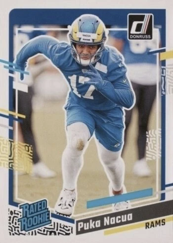 2023 Donruss #357 Puka Nacua Rookie Card 2023 Donruss #357 Puka Nacua Rookie Card