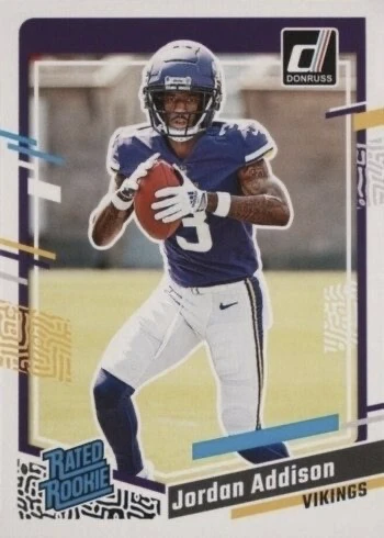 2023 Donruss #368 Jordan Addison Rookie Card 2023 Donruss #368 Jordan Addison Rookie Card