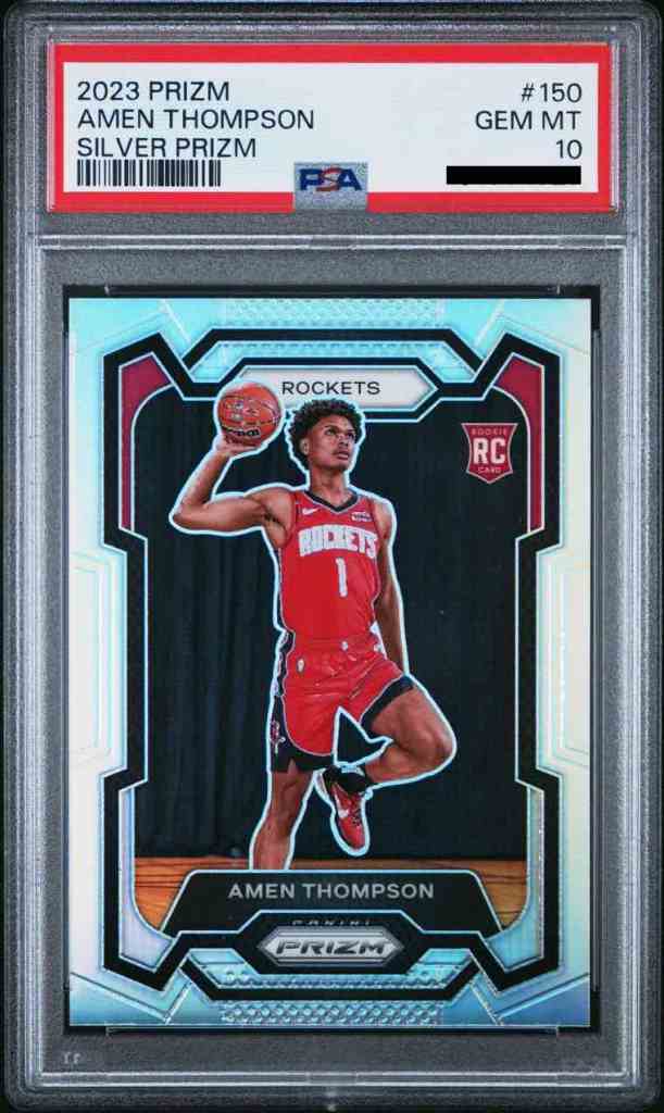 2023 Prizm #150 Amen Thompson Silver Prizm PSA 10