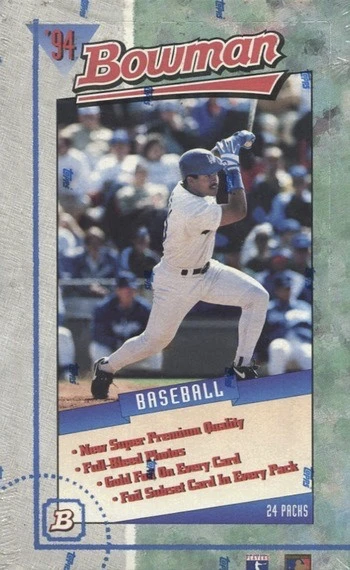 Unopened Box of 1994 Bowman Baseball Cards Unopened Box of 1994 Bowman Baseball Cards