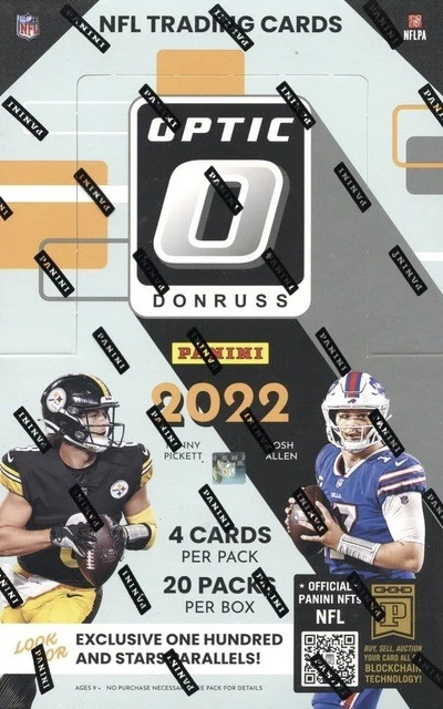 Unopened Box of 2022 Donruss Optic Football Cards Unopened Box of 2022 Donruss Optic Football Cards