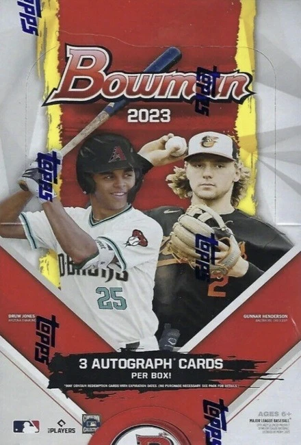 Unopened Box of 2023 Bowman Baseball Cards Unopened Box of 2023 Bowman Baseball Cards