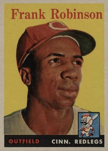 1958 Topps #285 Frank Robinson Baseball Card 1958 Topps #285 Frank Robinson Baseball Card