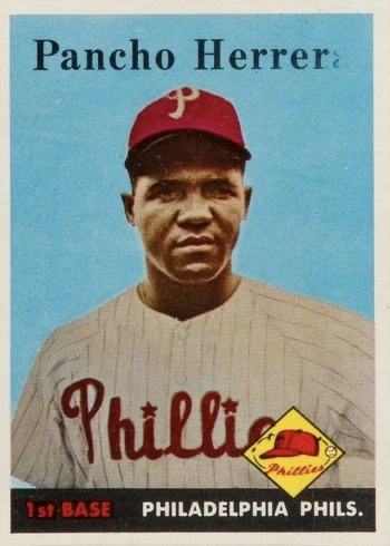 1958 Topps #433 Error Pancho Herrera Baseball Card 1958 Topps #433 Error Pancho Herrera Baseball Card
