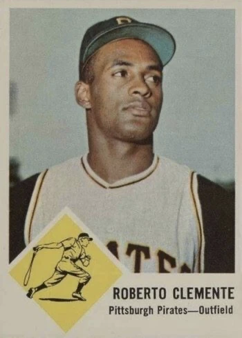 1963 Fleer #56 Roberto Clemente Baseball Card 1963 Fleer #56 Roberto Clemente Baseball Card