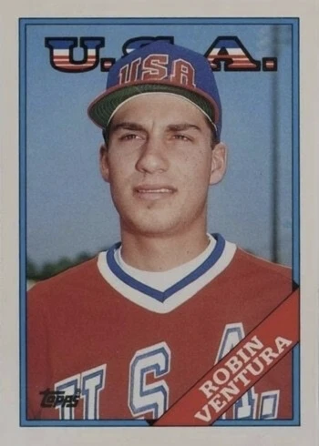 1988 Topps Traded #124T Robin Ventura Rookie Card 1988 Topps Traded #124T Robin Ventura Rookie Card