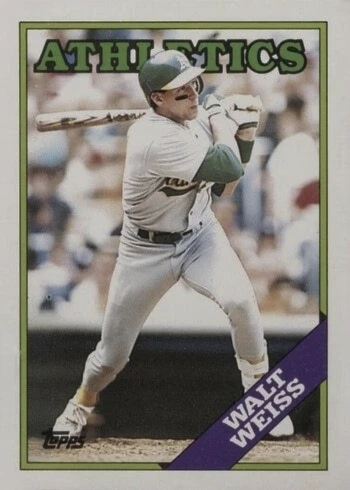 1988 Topps Traded #126T Walt Weiss Baseball Card 1988 Topps Traded #126T Walt Weiss Baseball Card