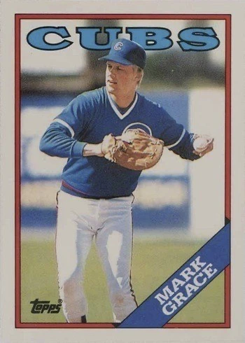 1988 Topps Traded #42T Mark Grace Rookie Card 1988 Topps Traded #42T Mark Grace Rookie Card
