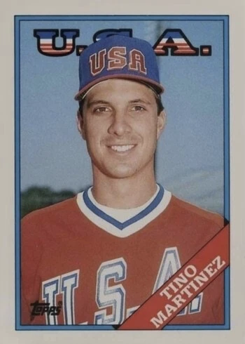 1988 Topps Traded #66T Tino Martinez Rookie Card 1988 Topps Traded #66T Tino Martinez Rookie Card