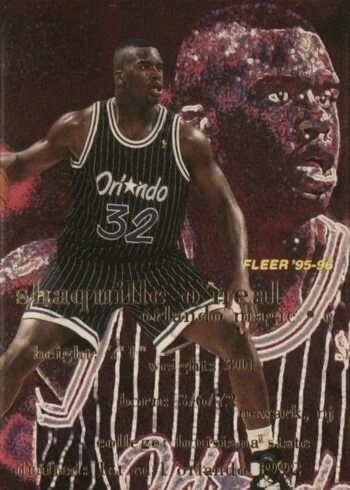 1995 Fleer #130 Shaquille O'Neal Basketball Card 1995 Fleer #130 Shaquille O'Neal Basketball Card
