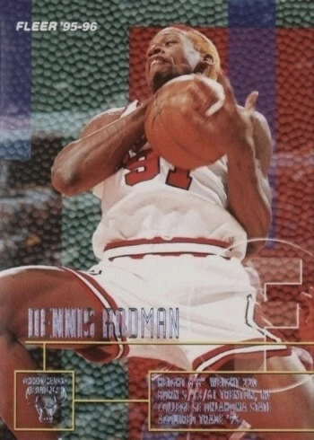 1995 Fleer #213 Dennis Rodman Basketball Card 1995 Fleer #213 Dennis Rodman Basketball Card