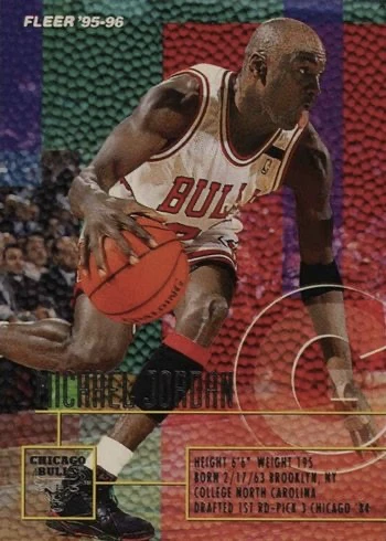 1995 Fleer #22 Michael Jordan Basketball Card 1995 Fleer #22 Michael Jordan Basketball Card