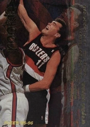 1995 Fleer #308 Arvydas Sabonis Rookie Card 1995 Fleer #308 Arvydas Sabonis Rookie Card