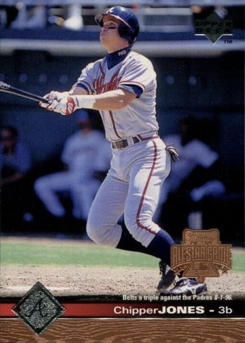 1997 Upper Deck #10 Chipper Jones Baseball Card 1997 Upper Deck #10 Chipper Jones Baseball Card