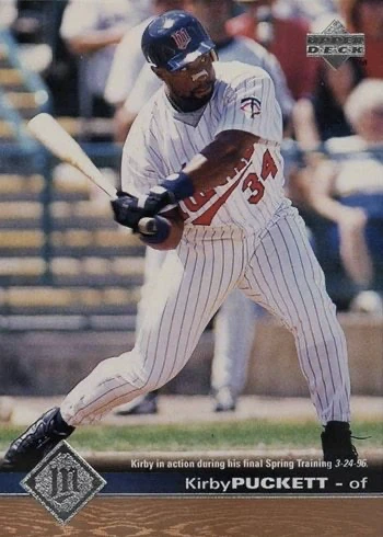 1997 Upper Deck #105 Kirby Puckett Baseball Card 1997 Upper Deck #105 Kirby Puckett Baseball Card