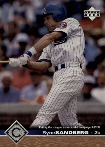1997 Upper Deck #325 Ryne Sandberg Baseball Card 1997 Upper Deck #325 Ryne Sandberg Baseball Card