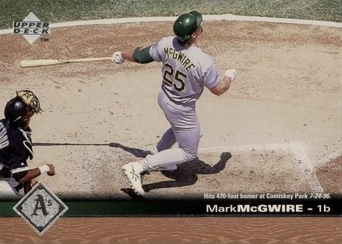 1997 Upper Deck #450 Mark McGwire Baseball Card 1997 Upper Deck #450 Mark McGwire Baseball Card