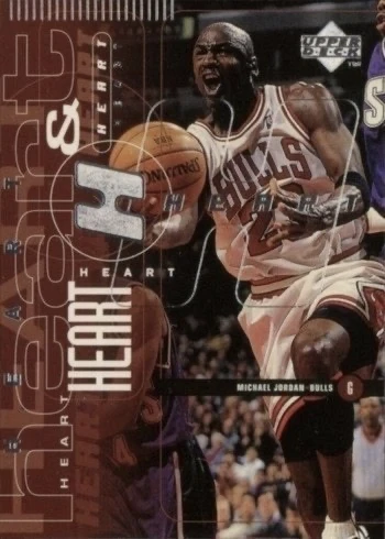 1998 Upper Deck #26 Heart and Soul Michael Jordan Basketball Card 1998 Upper Deck #26 Heart and Soul Michael Jordan Basketball Card