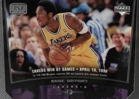 1998 Upper Deck #75 Kobe Bryant Basketball Card 1998 Upper Deck #75 Kobe Bryant Basketball Card