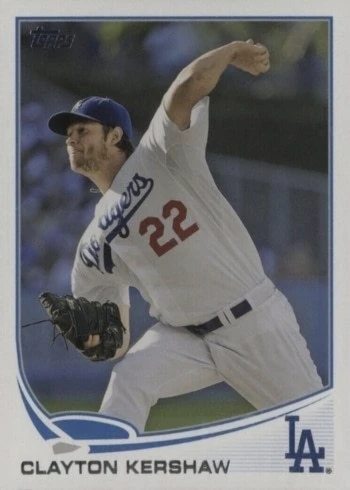 2013 Topps #22 Clayton Kershaw Baseball Card 2013 Topps #22 Clayton Kershaw Baseball Card