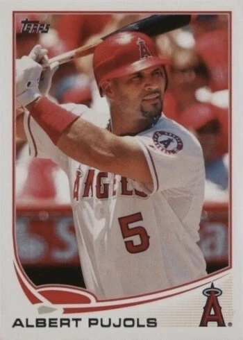 2013 Topps #350 Albert Pujols Baseball Card 2013 Topps #350 Albert Pujols Baseball Card