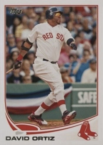 2013 Topps #595 David Ortiz Baseball Card 2013 Topps #595 David Ortiz Baseball Card