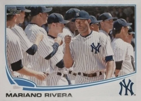 2013 Topps #600 Mariano Rivera Baseball Card 2013 Topps #600 Mariano Rivera Baseball Card