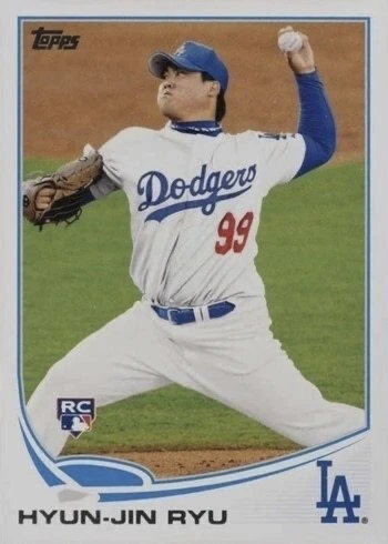 2013 Topps #661 Hyun-Jin Ryu Rookie Card 2013 Topps #661 Hyun-Jin Ryu Rookie Card
