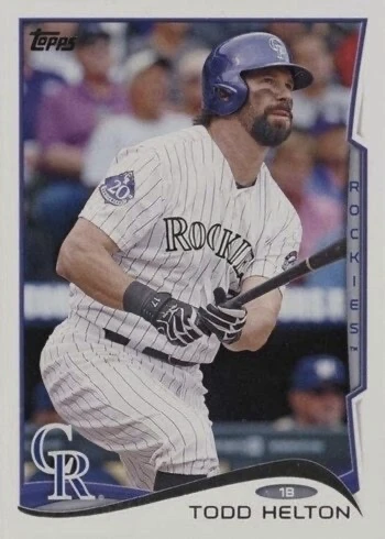 2014 Topps #17 Todd Helton Baseball Card 2014 Topps #17 Todd Helton Baseball Card