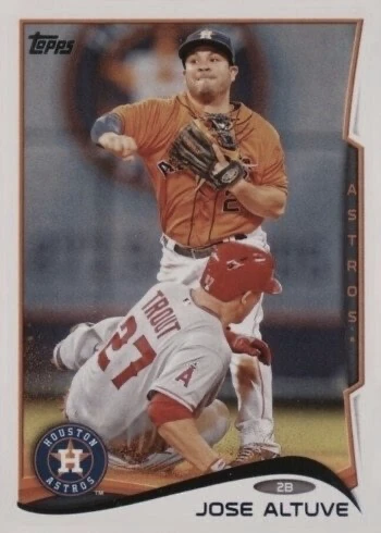 2014 Topps #210 Jose Altuve Baseball Card 2014 Topps #210 Jose Altuve Baseball Card