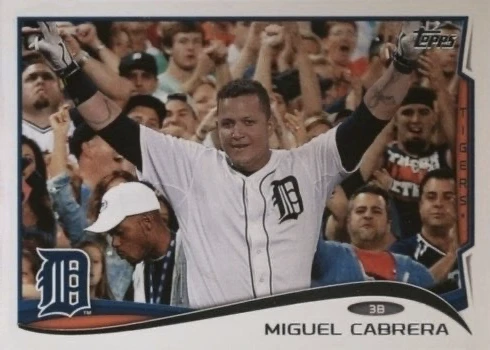 2014 Topps #250 Miguel Cabrera Baseball Card 2014 Topps #250 Miguel Cabrera Baseball Card