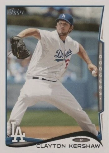 2014 Topps #400 Clayton Kershaw Baseball Card 2014 Topps #400 Clayton Kershaw Baseball Card
