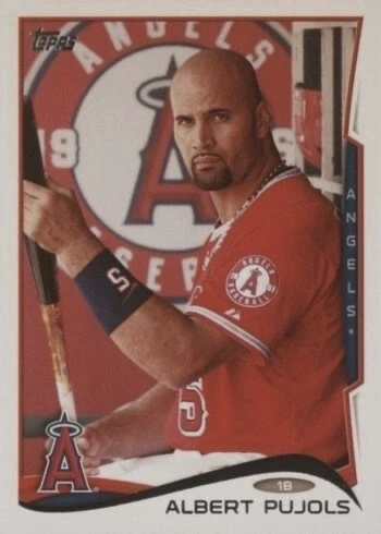 2014 Topps #625 Albert Pujols Baseball Card 2014 Topps #625 Albert Pujols Baseball Card