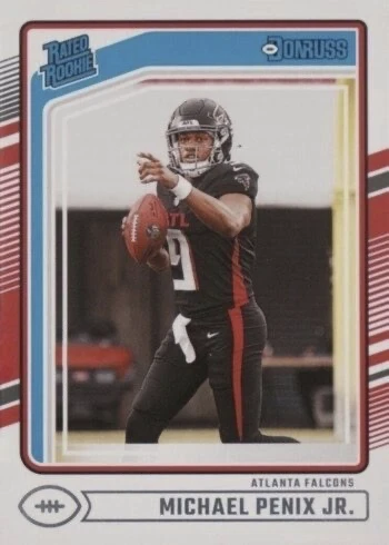 2024 Donruss #308 Michael Penix Jr. Rookie Card 2024 Donruss #308 Michael Penix Jr. Rookie Card