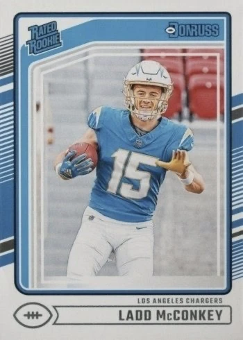 2024 Donruss #328 Ladd McConkey Rookie Card 2024 Donruss #328 Ladd McConkey Rookie Card