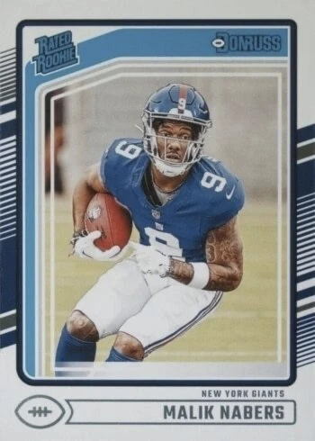 2024 Donruss #383 Malik Nabers Rookie Card 2024 Donruss #383 Malik Nabers Rookie Card