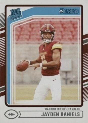 2024 Donruss #389 Jayden Daniels Rookie Card 2024 Donruss #389 Jayden Daniels Rookie Card