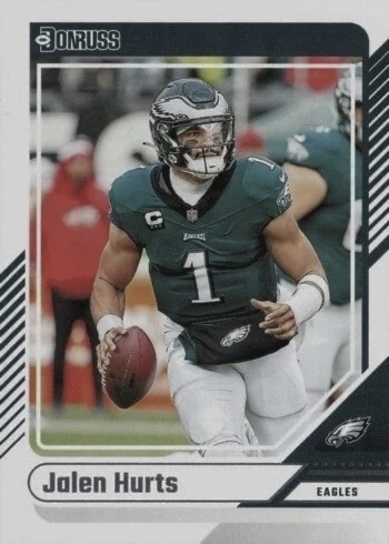 2024 Donruss #50 Jalen Hurts Football Card 2024 Donruss #50 Jalen Hurts Football Card