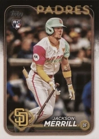 2024 Topps Update #US210 Jackson Merrill Rookie Card 2024 Topps Update #US210 Jackson Merrill Rookie Card