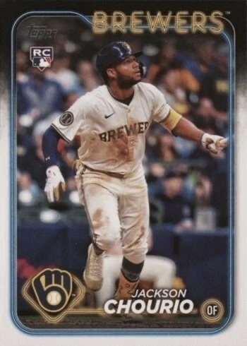 2024 Topps Update #US240 Jackson Chourio Rookie Card 2024 Topps Update #US240 Jackson Chourio Rookie Card
