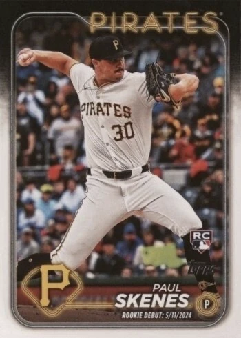 2024 Topps Update #US288 Paul Skenes Baseball Card 2024 Topps Update #US288 Paul Skenes Baseball Card