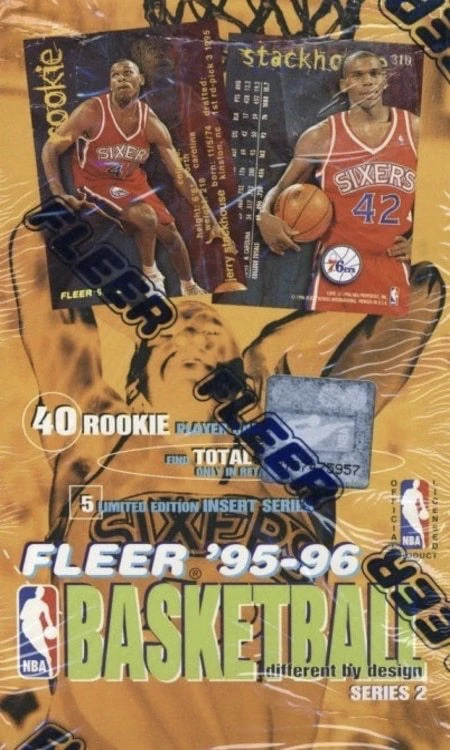 Unopened Box of 1995 Fleer Basketball Cards Unopened Box of 1995 Fleer Basketball Cards