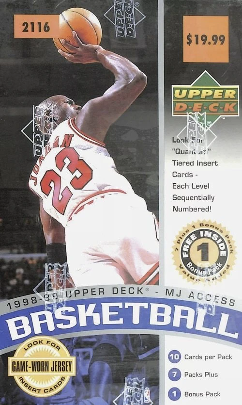 Unopened Box of 1998 Upper Deck Basketball Cards Unopened Box of 1998 Upper Deck Basketball Cards