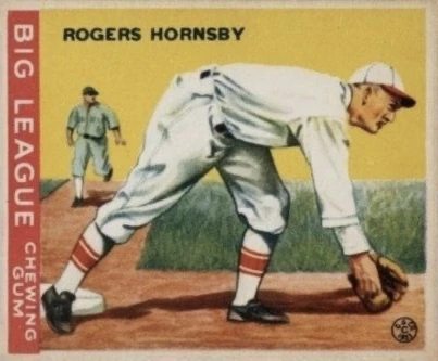 1933 Goudey #119 Rogers Hornsby Rookie Card 1933 Goudey #119 Rogers Hornsby Rookie Card