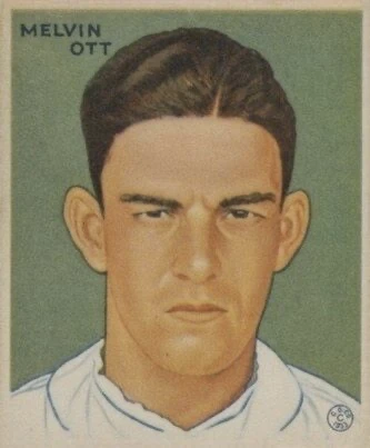 1933 Goudey #127 Mel Ott Rookie Card 1933 Goudey #127 Mel Ott Rookie Card