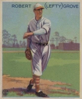 1933 Goudey #220 Lefty Grove Rookie Card 1933 Goudey #220 Lefty Grove Rookie Card