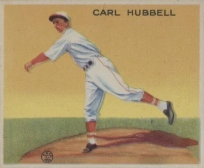 1933 Goudey #230 Carl Hubbell Rookie Card 1933 Goudey #230 Carl Hubbell Rookie Card